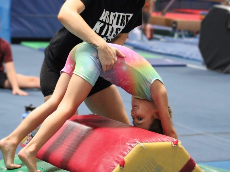 preschool gymnastics classes at Aspire Kids Sports Center in Chandler Az